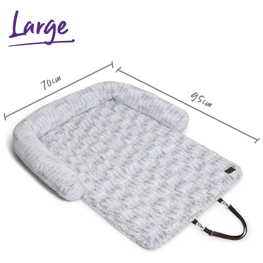 3-in-1 Couch n’ Car Cover Pet Bed - Cloud