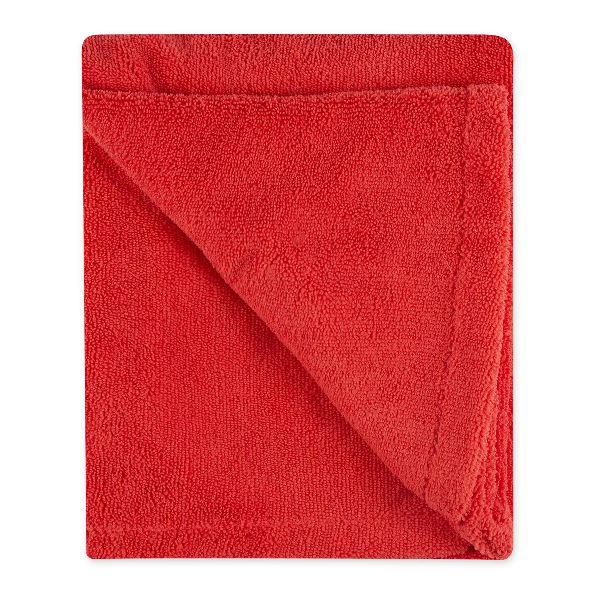 Bone Dry Large Pet Towel, Absorbent Microfiber, Red, 41x23.5"