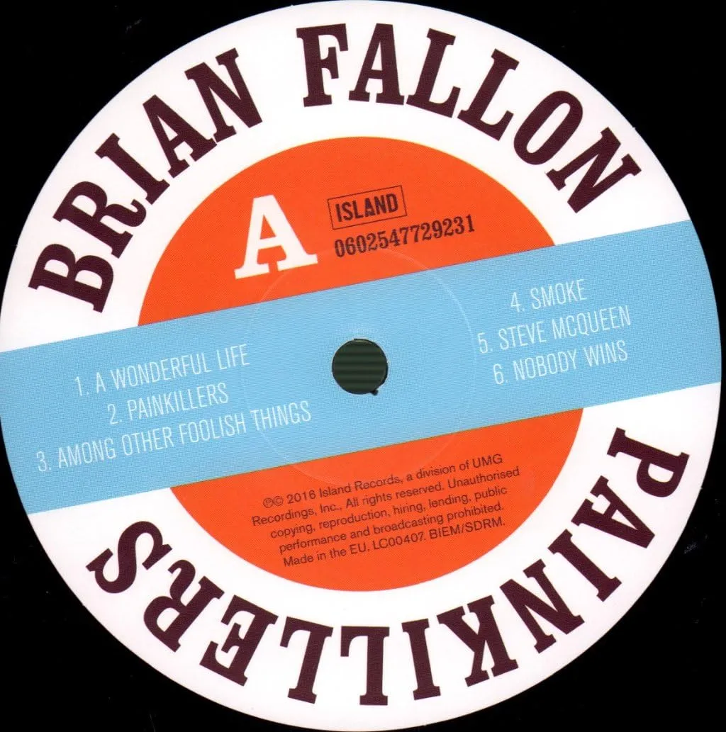 Brian Fallon: Painkillers: Black Vinyl LP