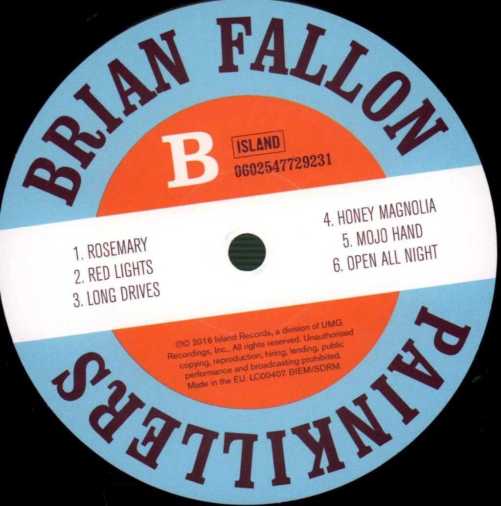 Brian Fallon: Painkillers: Black Vinyl LP