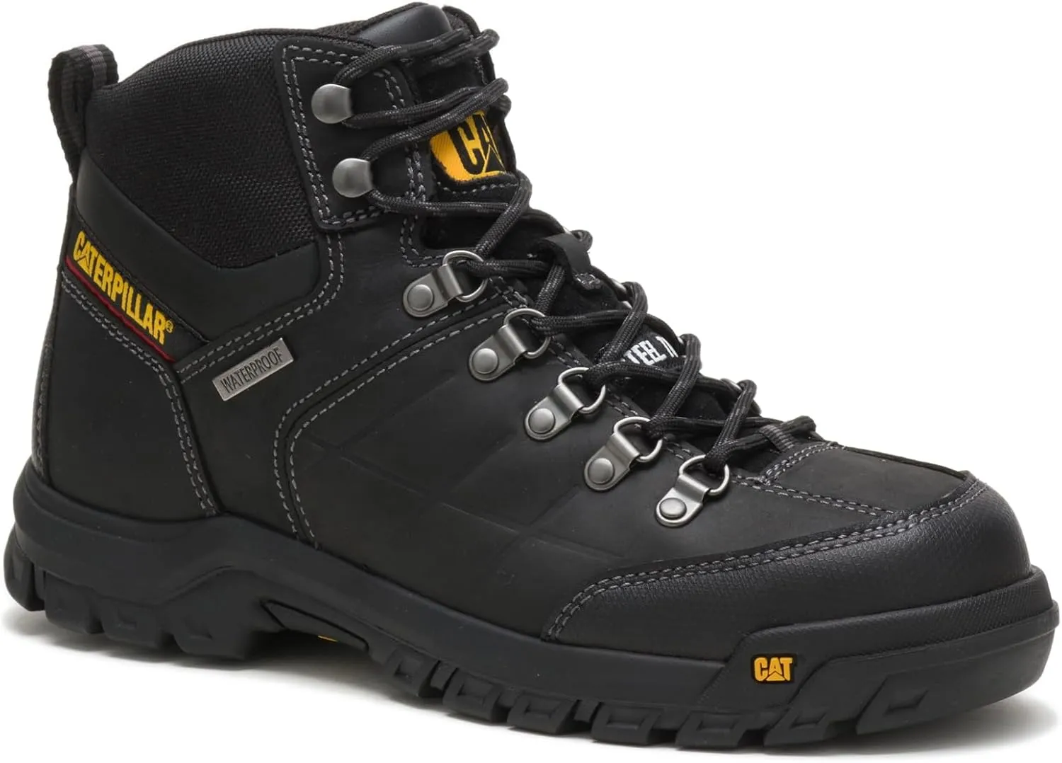 CAT Mens Threshold Waterproof Steel Toe Work Boot