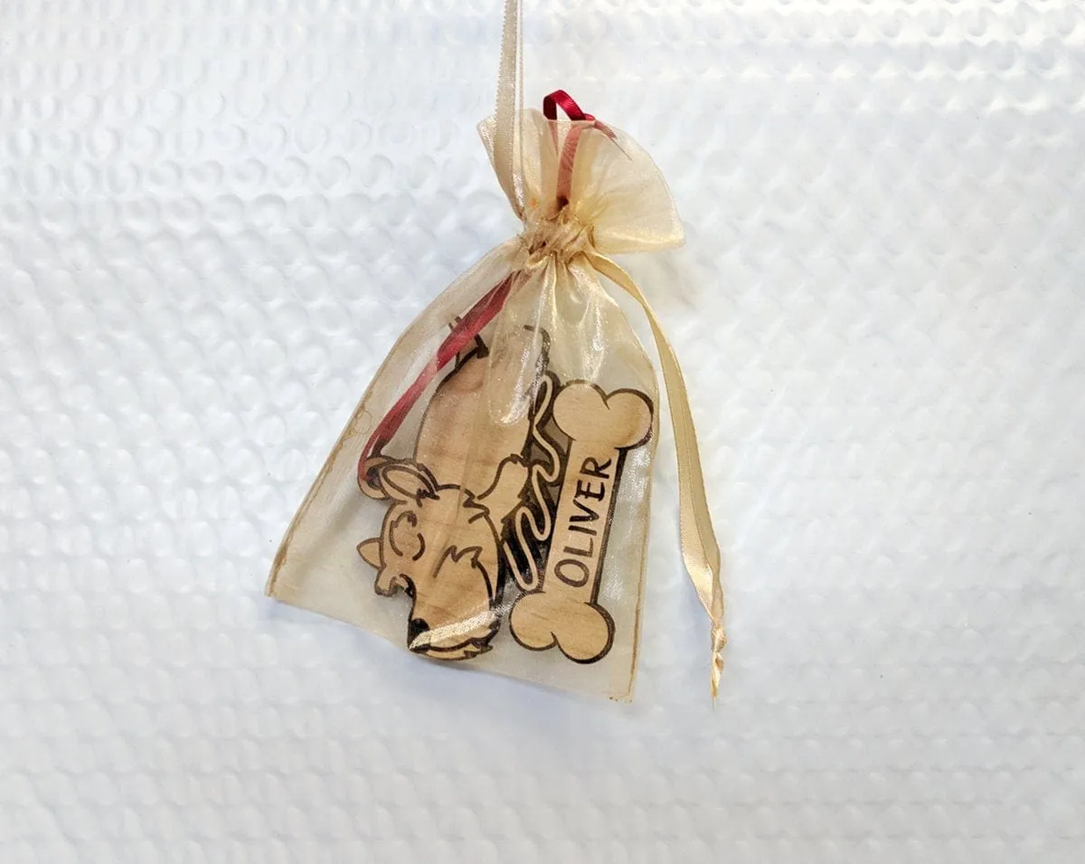 Christmas Ornament for Scottish Terrier Lover Wood Pet Anniversary Cute Sleeping New Puppy Rescued Gift for Dog Owner Terrier Tree Ornament