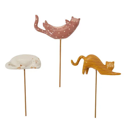 Curious Cats Plant Sticks