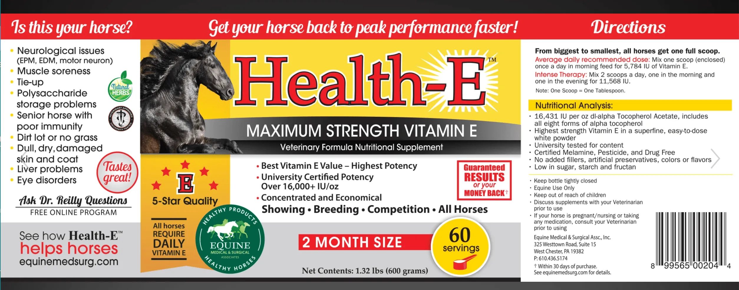 Health-E Maximum Strength Vitamin E