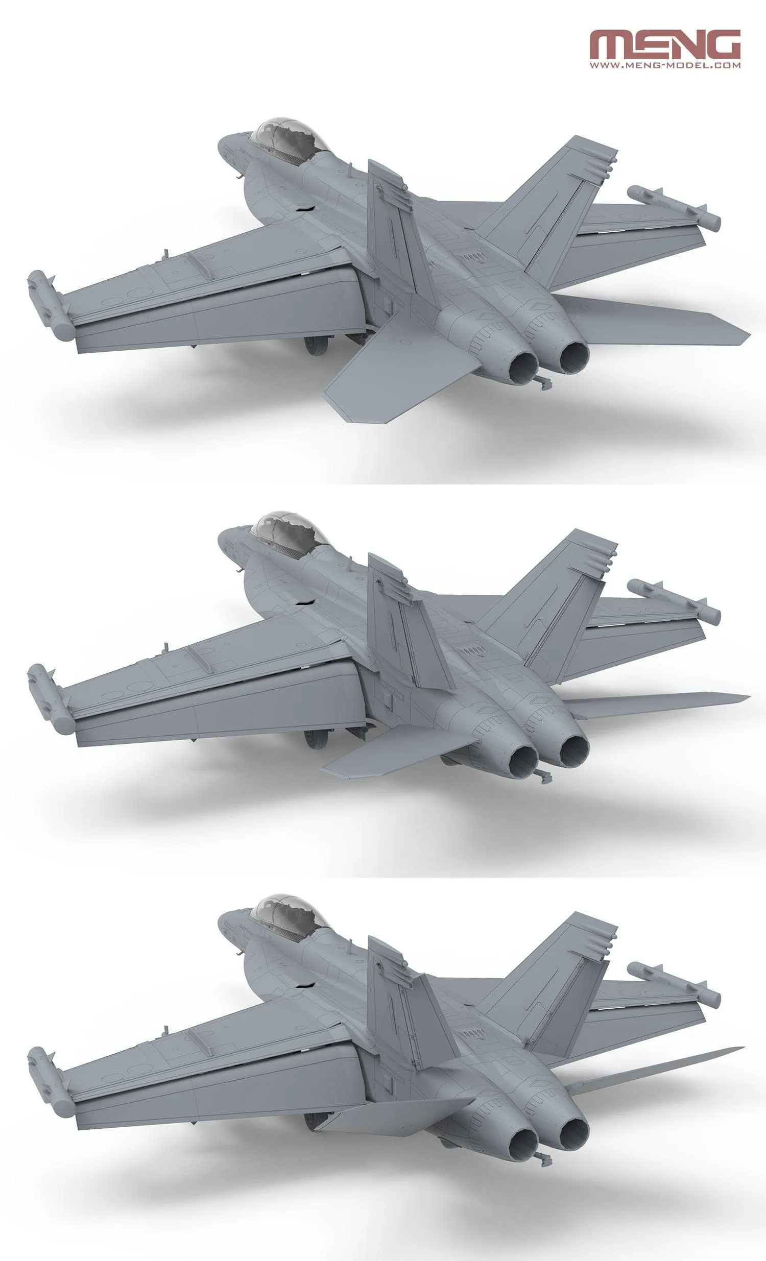 Meng LS-014 EA-18G Growler Electronic Attack Aircraft 1/48 Model Kit