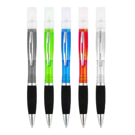 Multifunctional disinfectant pen with alcohol spray sterilizing ball pen