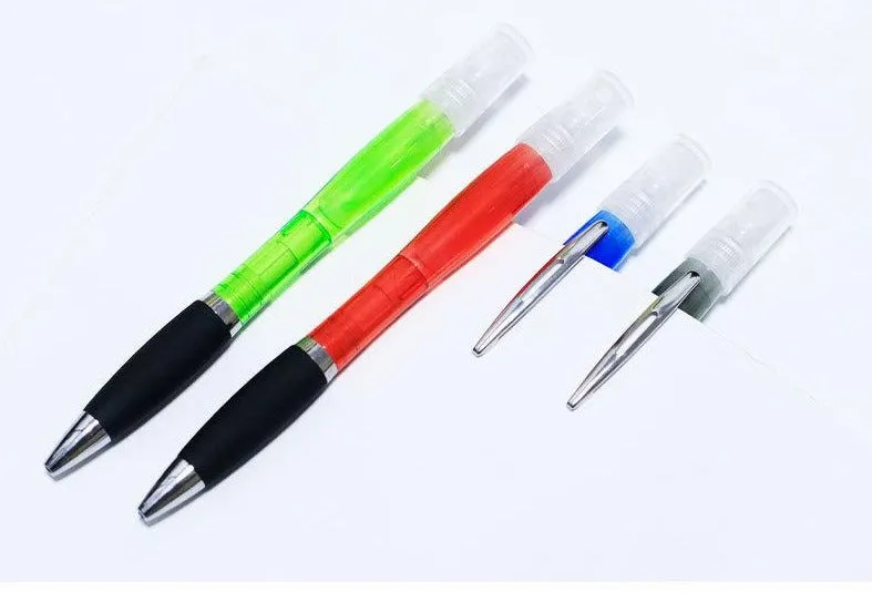 Multifunctional disinfectant pen with alcohol spray sterilizing ball pen