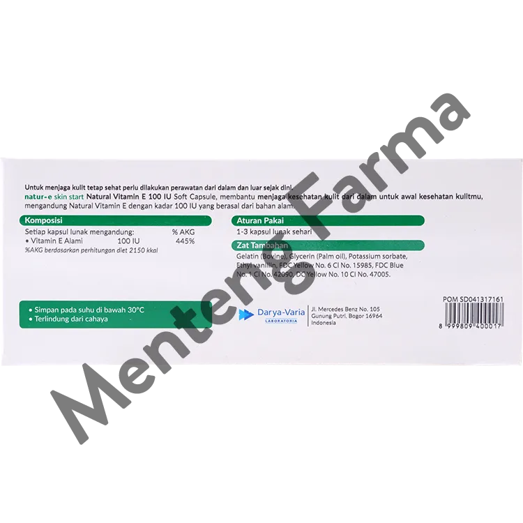 Natur E Natural Vitamin E 100 IU
