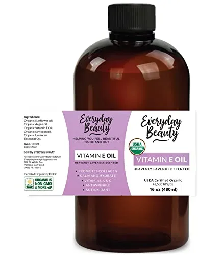 Organic Vitamin E Oil for Scars