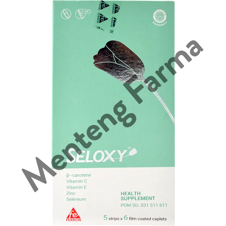 Seloxy Dus Isi 5 Strip - Vitamin A, C, E, Zinc dan Selenium