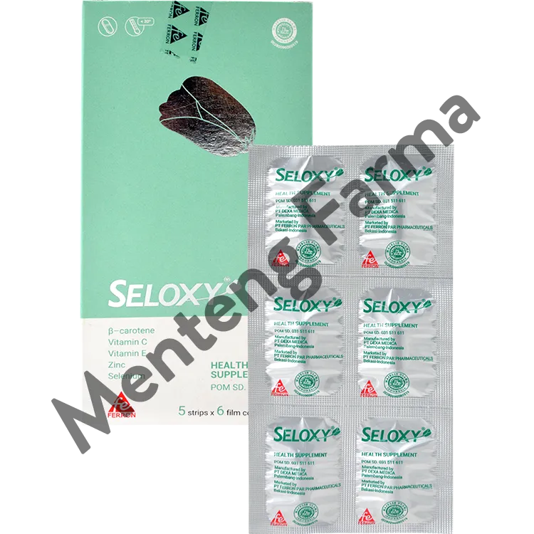 Seloxy Dus Isi 5 Strip - Vitamin A, C, E, Zinc dan Selenium