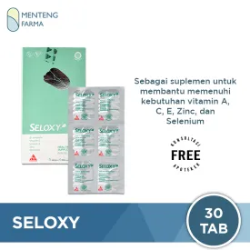 Seloxy Dus Isi 5 Strip - Vitamin A, C, E, Zinc dan Selenium