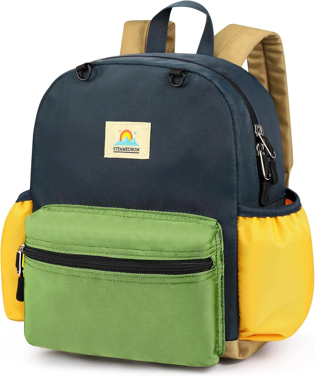 STEAMEDBUN Toddler Backpack for Boys 2-4: Kids Backpack Boys Girls - Preschool Kindergarten Daycare Backpacks - 12 inch