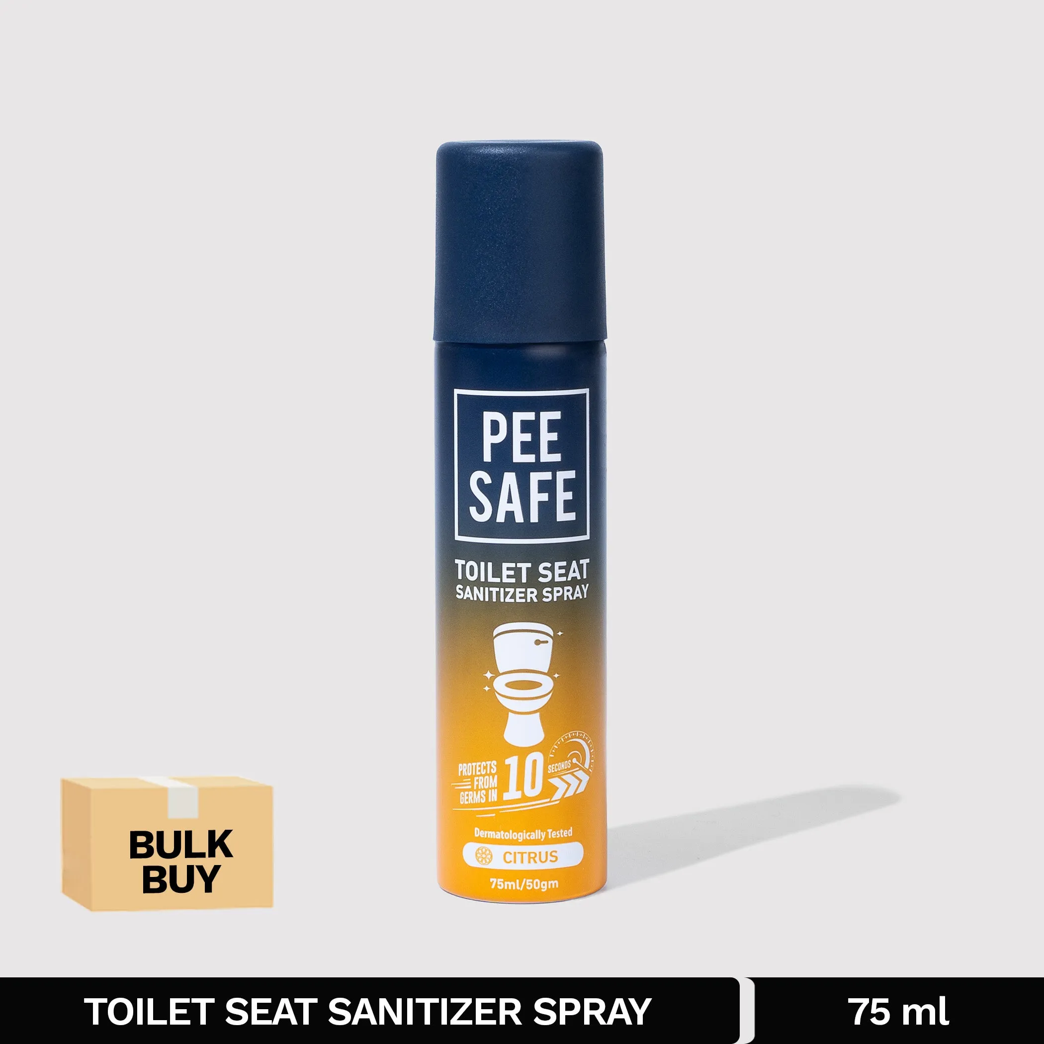 Toilet Seat Sanitizer Spray (Citrus) - 75 ML - BULK BUY