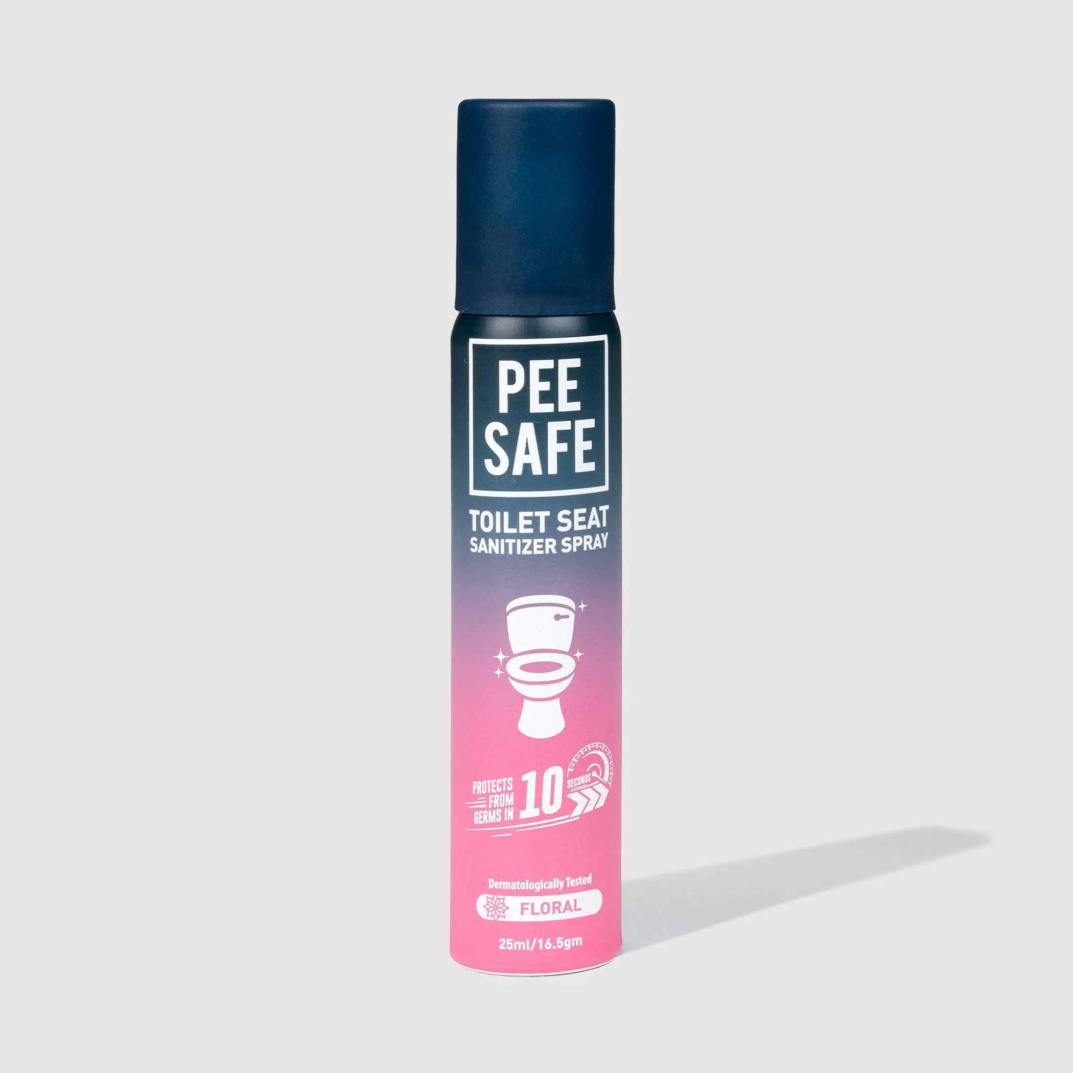 Toilet Seat Sanitizer Spray (Floral) - 25 ML (Pack Of 12)