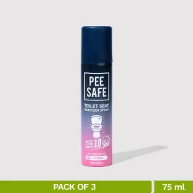 Toilet Seat Sanitizer Spray (Floral) - 75 ML (Pack of 3)