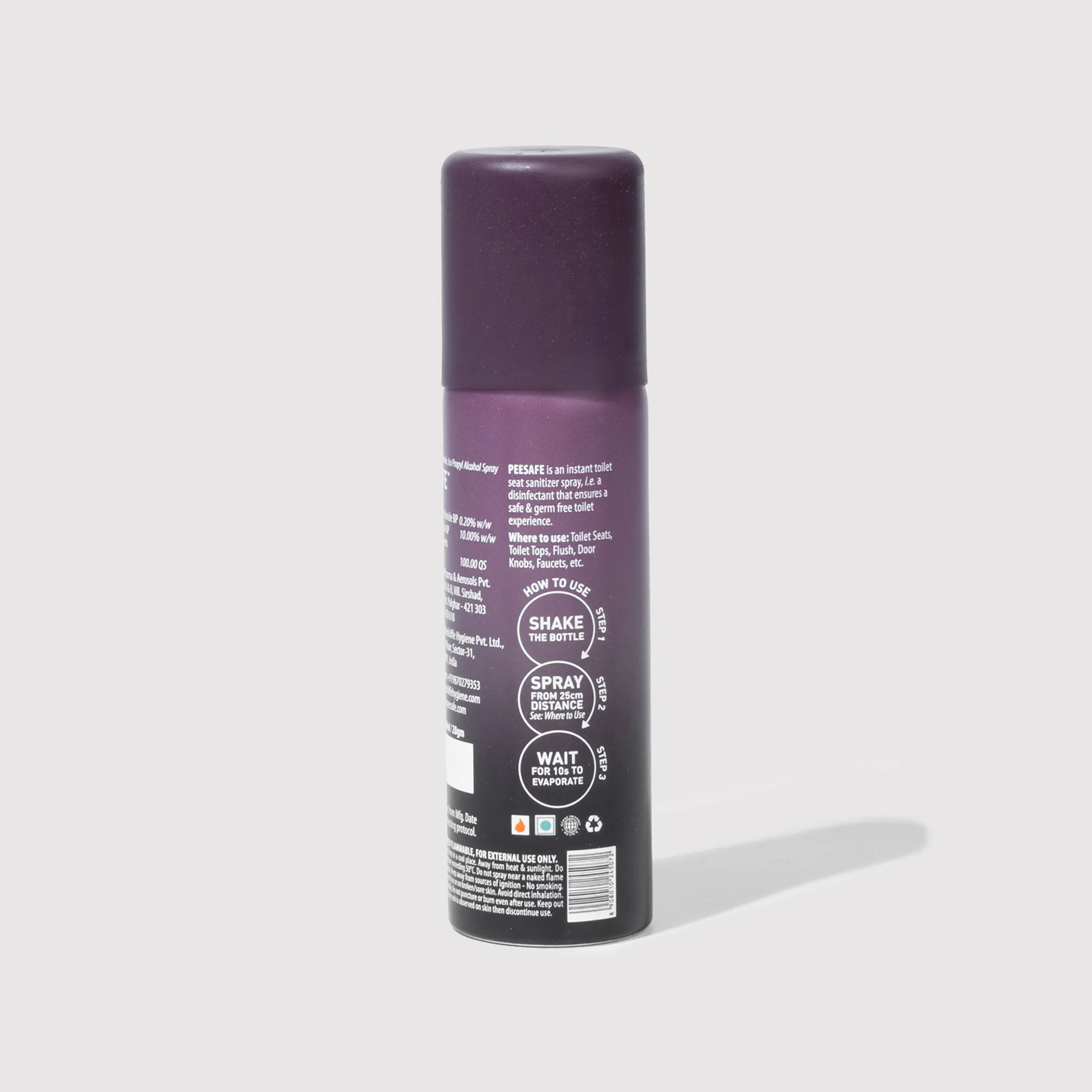 Toilet Seat Sanitizer Spray (Lavender) - 50 ML