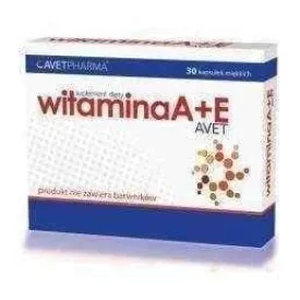 Vitamin A   E x 30 capsules Avet